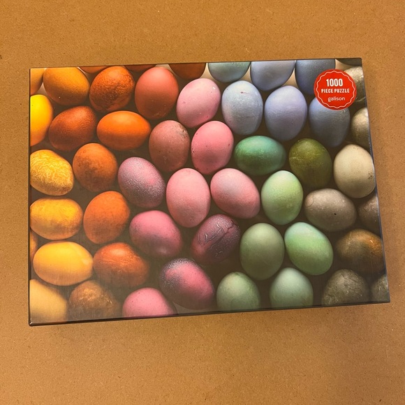 Galison Prismatic Eggs Colorful Easter 1000 Piece Puzzle - Picture 1 of 4